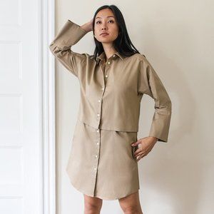 The Convertible Shirt Dress - S (NWT)